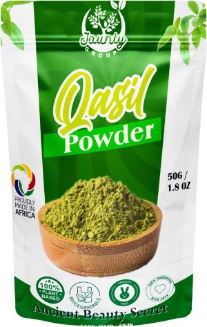 JAUNTY GROUP Qasil Powder 50 Grams | 1.8 oz Ancient Somali Beauty Secret - Acne Mask Natural Deep Cleansing - Chemical Free