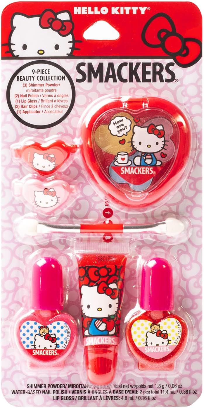 Lip Smacker Sanrio Hello Kitty Makeup Set for Kids Color Collection 1 Lip Smacker Sanrio Hello Kitty Makeup Set for Kids Color Collection