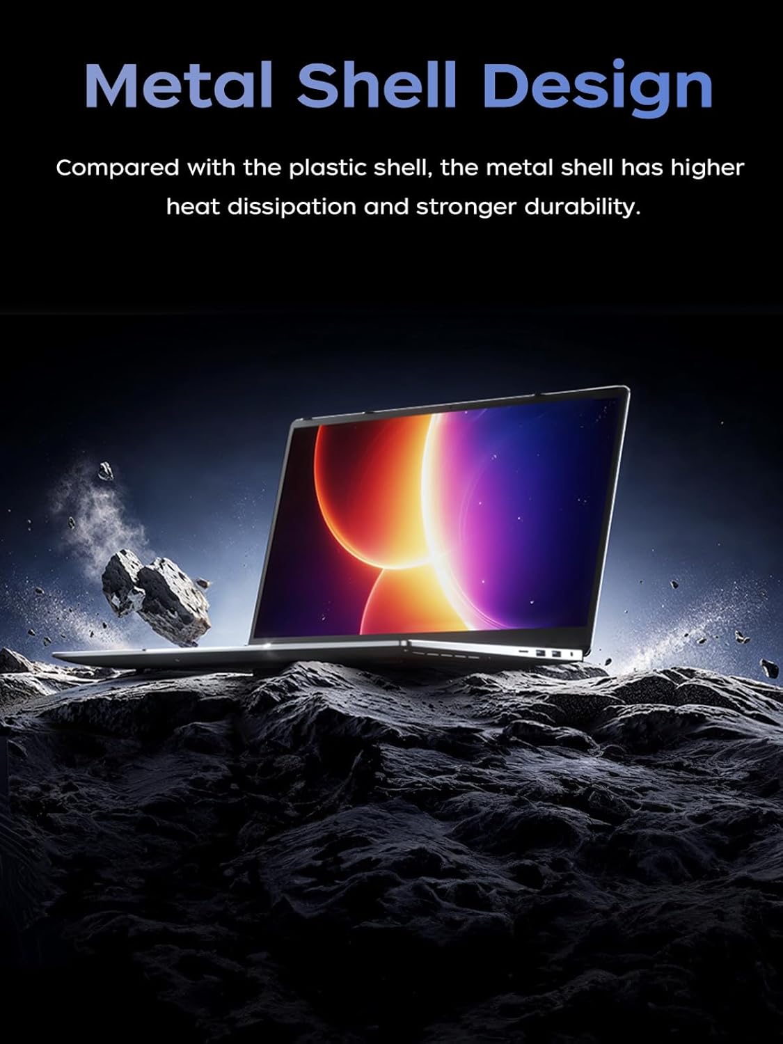 AOC Laptop, Laptop Computer with Intel Processor Twin Lake N150(Up to 3.6GHz) 16GB DDR4 512GB SSD 15.6 Inch FHD Premium Laptop Windows 11 Pro, Metal Shell, Type-C 7 AOC Laptop, Laptop Computer with Intel Processor Twin Lake N150(Up to 3.6GHz) 16GB DDR4 512GB SSD 15.6 Inch FHD Premium Laptop Windows 11 Pro, Metal Shell, Type-C - الصورة 7