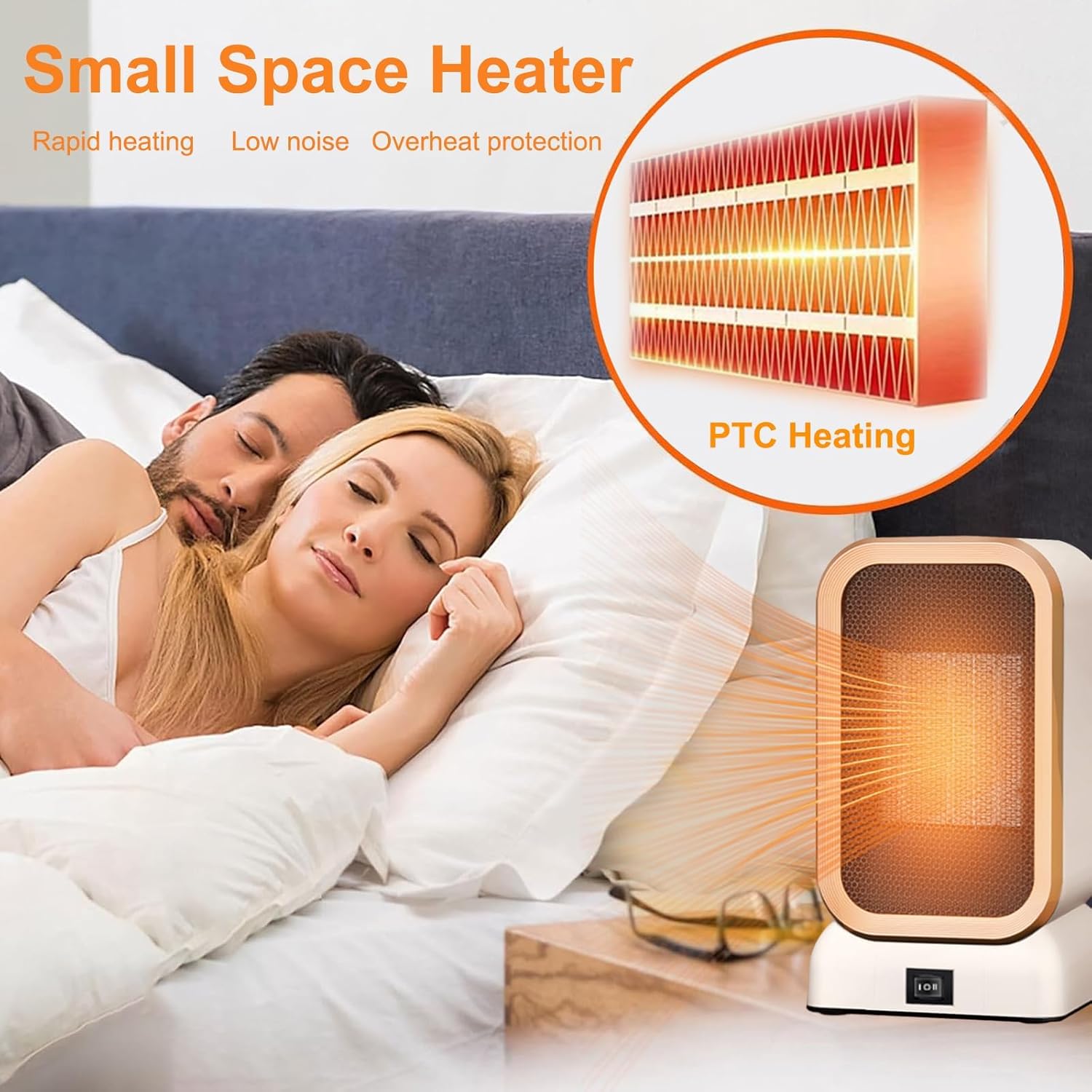 مدفاة كهربائية للاماكن الداخلية من نالاكال، تستخدم 1000 واط امنة وموفرة للطاقة، حماية من الانقلاب والحماية من الحرارة الزائدة، سخانات صغيرة محمولة بسرعتين للمكتب وغرفة النوم 6 مدفاة كهربائية للاماكن الداخلية من نالاكال، تستخدم 1000 واط امنة وموفرة للطاقة، حماية من الانقلاب والحماية من الحرارة الزائدة، سخانات صغيرة محمولة بسرعتين للمكتب وغرفة النوم - الصورة 6