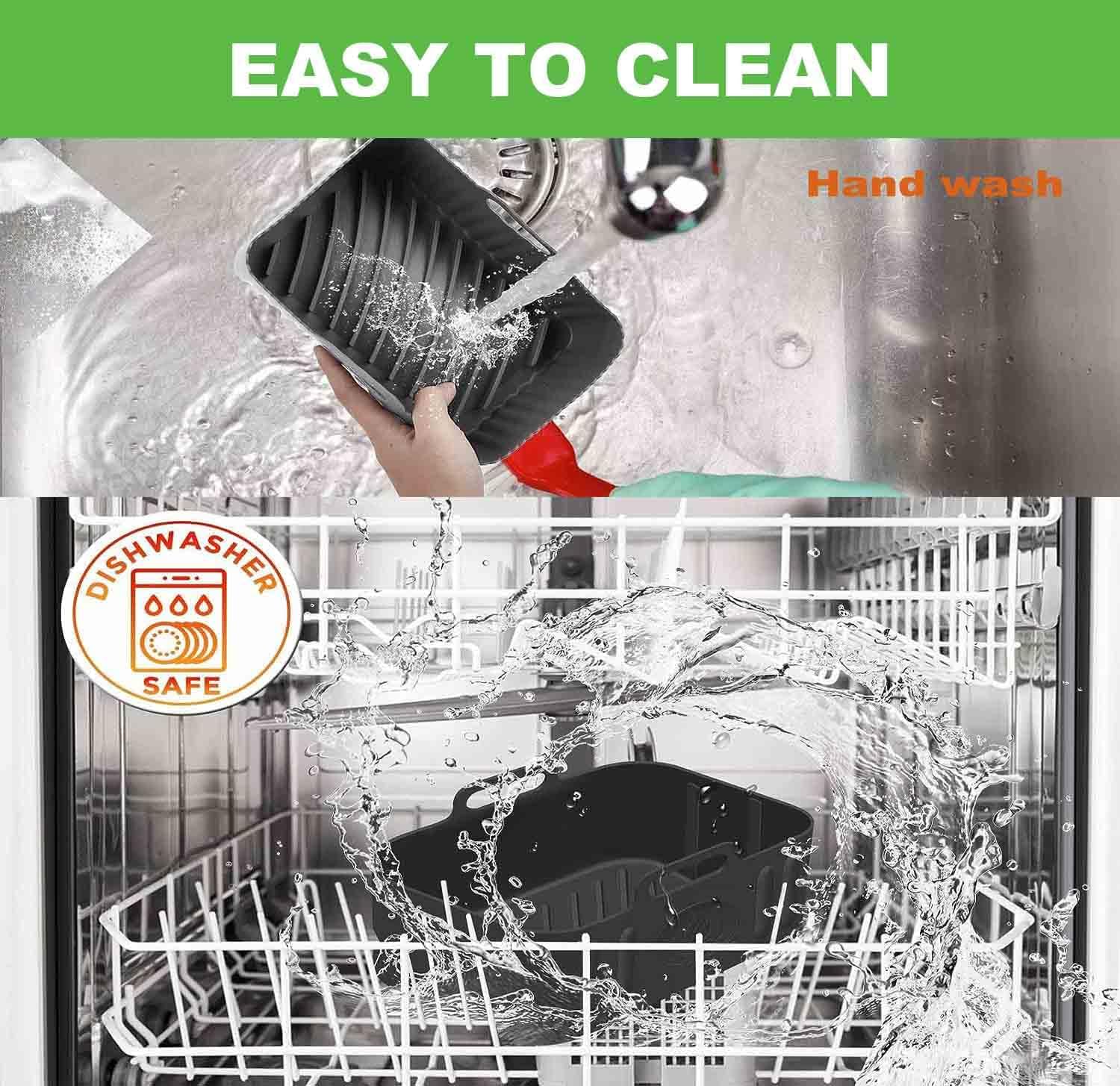 بطانات سلة مقلاة هوائية غير لاصقة من اديتيو لنينجا SL400UK AF300UK AF400UK AF400UK ، بطانات سيليكون قابلة لاعادة الاستخدام لنينجا فودي 3 بطانات سلة مقلاة هوائية غير لاصقة من اديتيو لنينجا SL400UK AF300UK AF400UK AF400UK ، بطانات سيليكون قابلة لاعادة الاستخدام لنينجا فودي - الصورة 3