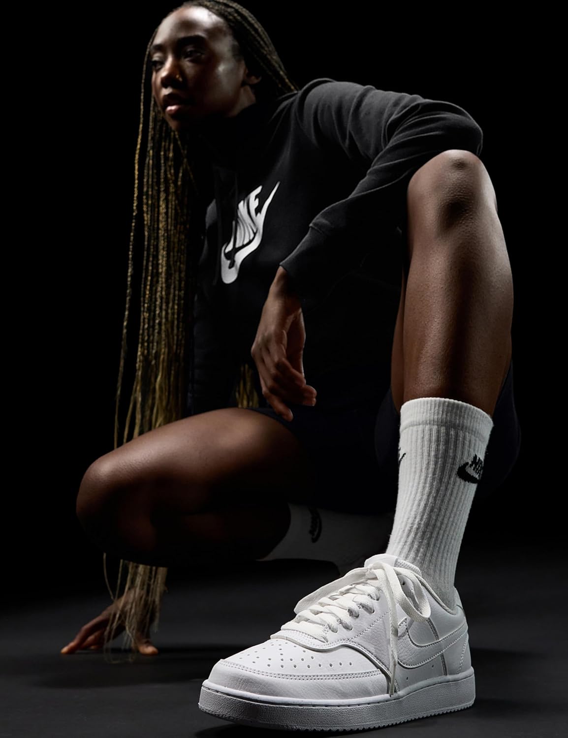 Nike COURT VISION LO NN womens LACED SHOES 2 Nike COURT VISION LO NN womens LACED SHOES - الصورة 2