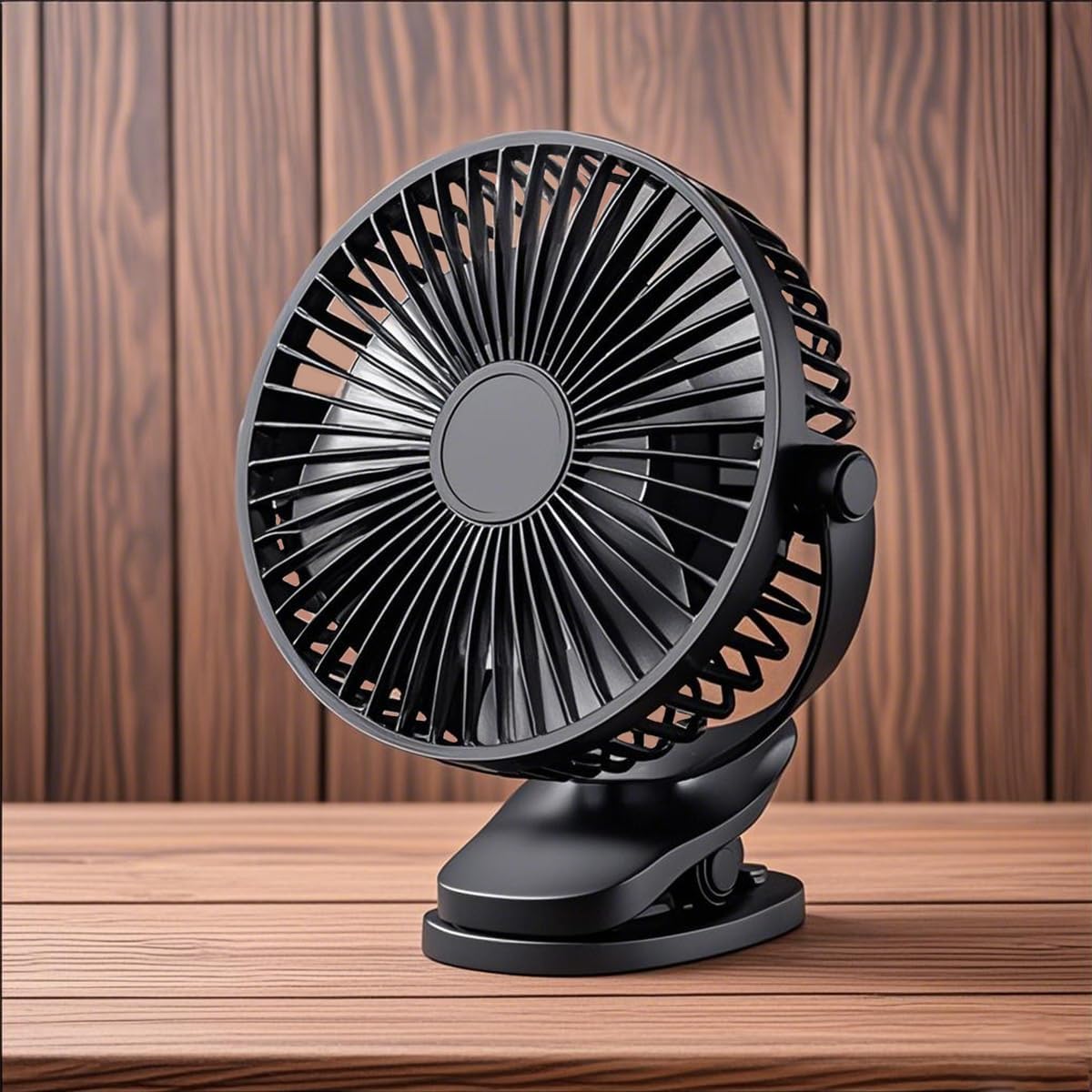 USB Desk Fan, Small But Powerful, Personal Portable Clip-on Fan with 3 Speeds Wind, 720° Rotate Personal Fan for Home or Office, Black 1 USB Desk Fan, Small But Powerful, Personal Portable Clip-on Fan with 3 Speeds Wind, 720° Rotate Personal Fan for Home or Office, Black