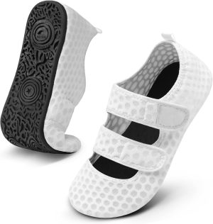 L-RUN Water Shoes Women Men Quick Dry Barefoot Beach Swimming Surfing Yoga Shoes Adjustable Wide Minimalist Sandals for Indoor Outdoor