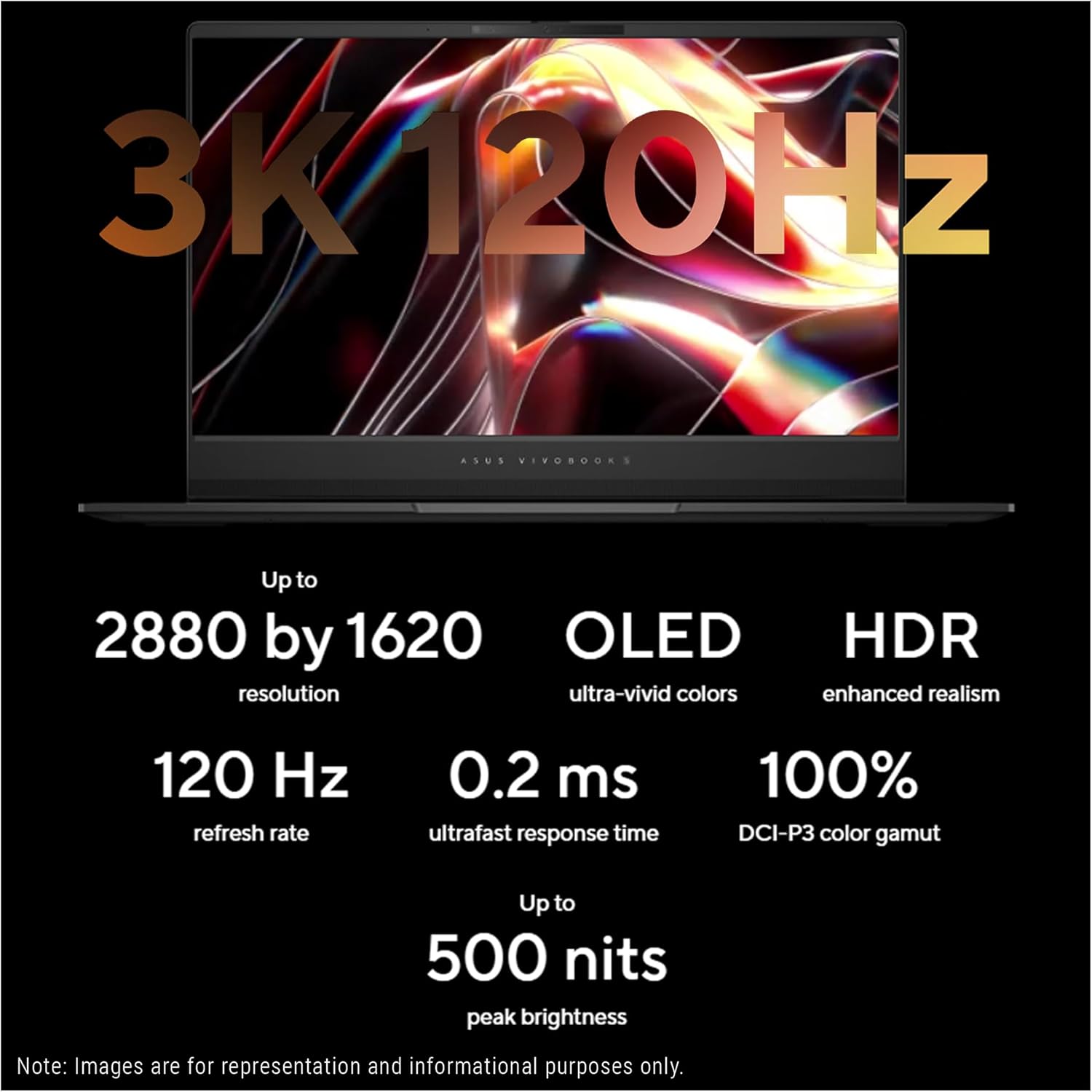 ASUS Vivobook S Copilot+ Laptop, AMD Ryzen AI 9 HX 370, 32 GB LPDDR5x RAM, 2 TB PCIe SSD, 15.6" 3K (2880x1620) Display, AMD Radeon 890M, 1-Zone RGB Backlit Keyboard, W11 Pro, Neutral Black 5 ASUS Vivobook S Copilot+ Laptop, AMD Ryzen AI 9 HX 370, 32 GB LPDDR5x RAM, 2 TB PCIe SSD, 15.6" 3K (2880x1620) Display, AMD Radeon 890M, 1-Zone RGB Backlit Keyboard, W11 Pro, Neutral Black - الصورة 5