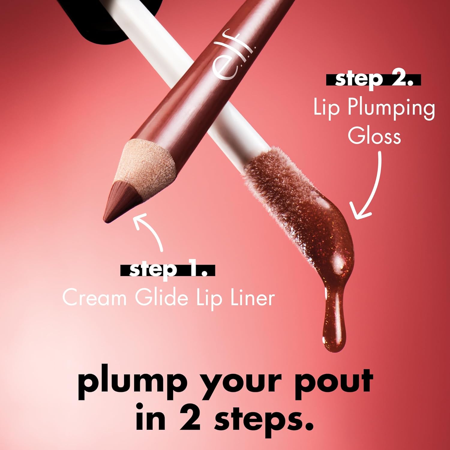 e.l.f. Lip Plumping Gloss, High-Shine Liquid Lip Color, Creates Fuller Lips & Plumper Pout, Moisturizing Formula, Mauve Lady, 0.09 Fl Oz 6 e.l.f. Lip Plumping Gloss, High-Shine Liquid Lip Color, Creates Fuller Lips & Plumper Pout, Moisturizing Formula, Mauve Lady, 0.09 Fl Oz - الصورة 6