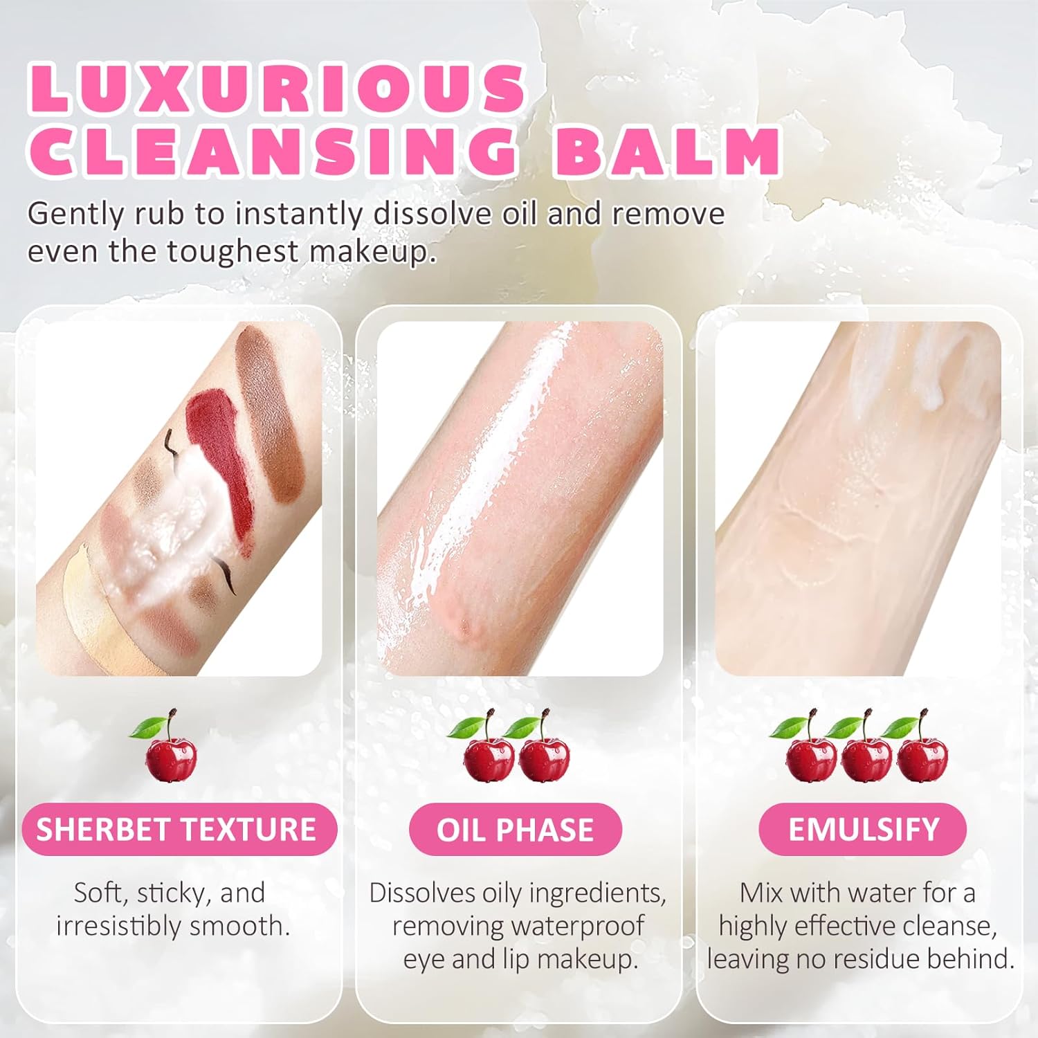 Makeup Remover, Lotion and Cleanser that Effectively Purifies Excess Oil, Dissolve Waterproof Makeup and Deeply Nourishes the Skin, Suitable for All Skin Types 100ml 3 Makeup Remover, Lotion and Cleanser that Effectively Purifies Excess Oil, Dissolve Waterproof Makeup and Deeply Nourishes the Skin, Suitable for All Skin Types 100ml - الصورة 3