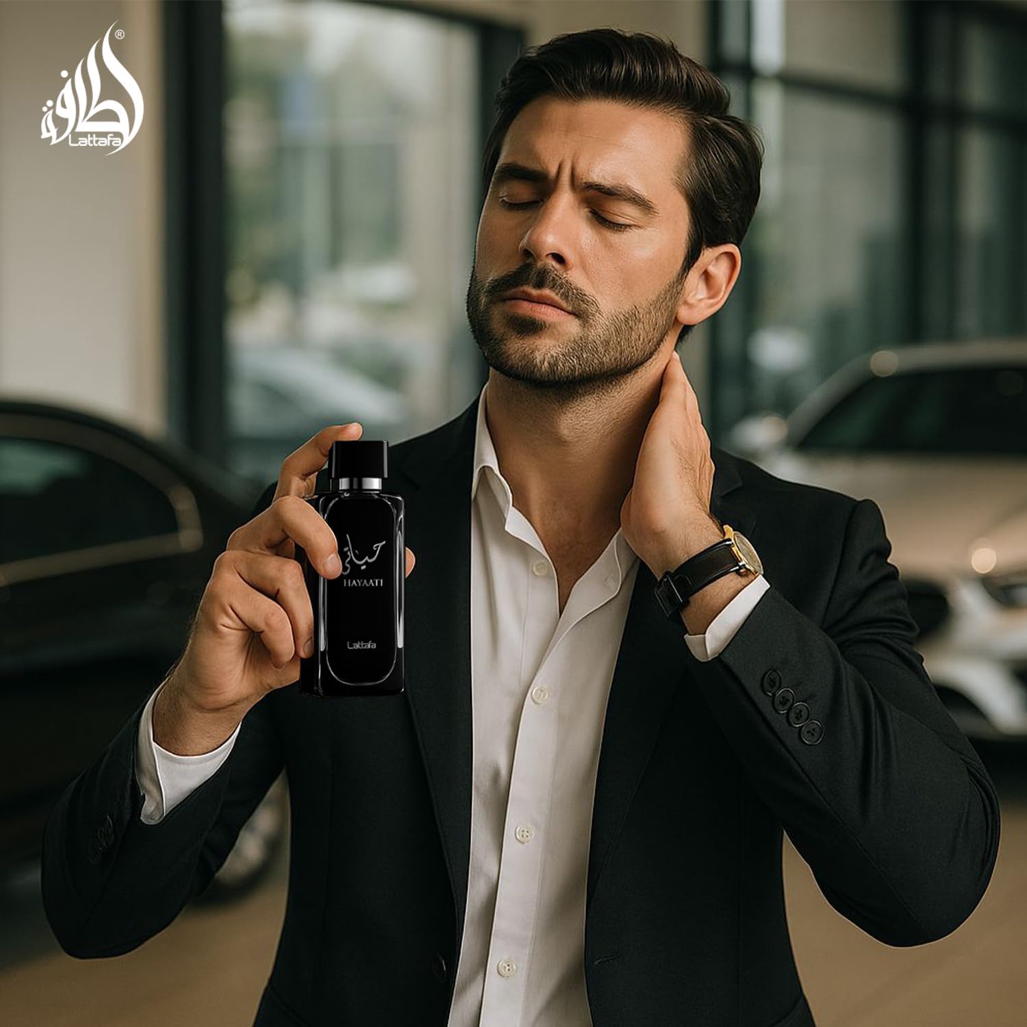 Lattafa Hayaati Black Long Lasting Unisex Liquid Eau De Parfum Spray, 100ml 6 Lattafa Hayaati Black Long Lasting Unisex Liquid Eau De Parfum Spray, 100ml - الصورة 6