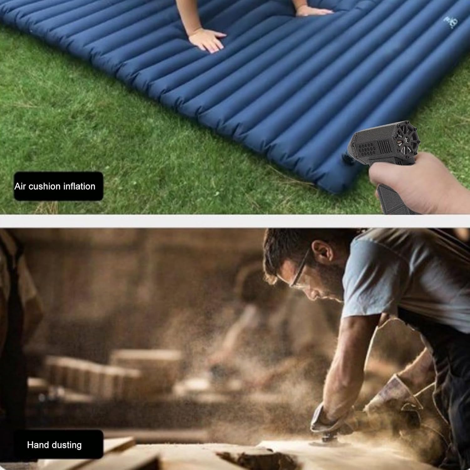 Jet Dry Blower, 300000RPM Electric Air Duster Stepless Speed Adjustment Portable Jet Blower for Computer Keyboard Car Cleansing, 15W Fast Charging 8 Jet Dry Blower, 300000RPM Electric Air Duster Stepless Speed Adjustment Portable Jet Blower for Computer Keyboard Car Cleansing, 15W Fast Charging - الصورة 8