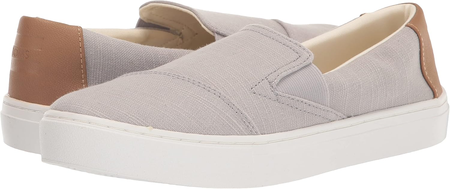 TOMS Women's Devon Sneaker Mid Grey Textured 6.5, 37 EU 7 TOMS Women's Devon Sneaker Mid Grey Textured 6.5, 37 EU - الصورة 7