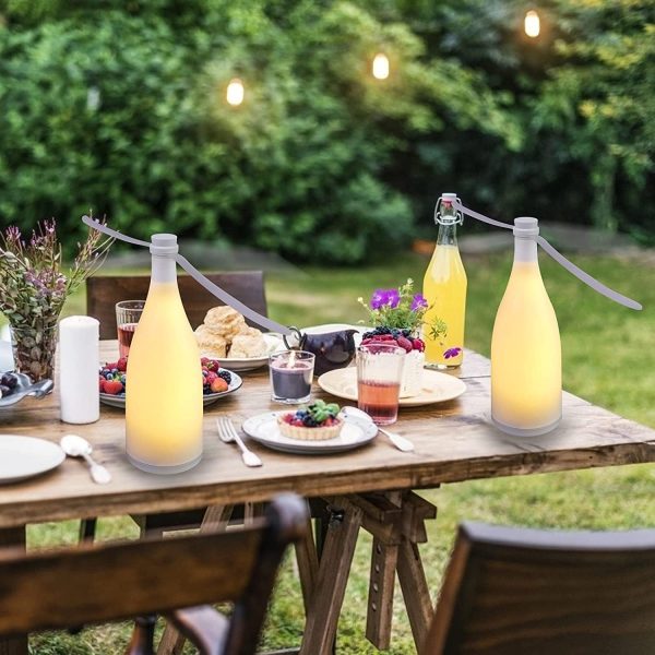 ⁦ELECDON Fly Repellent Fan for Tables Insects Repellent Fan USB Fan Fly Repellent Automatic Fans with Light, Portable Table Fan for Outdoor Indoor Keep Flies Away from Your Food Yellow Light⁩ - الصورة ⁦3⁩