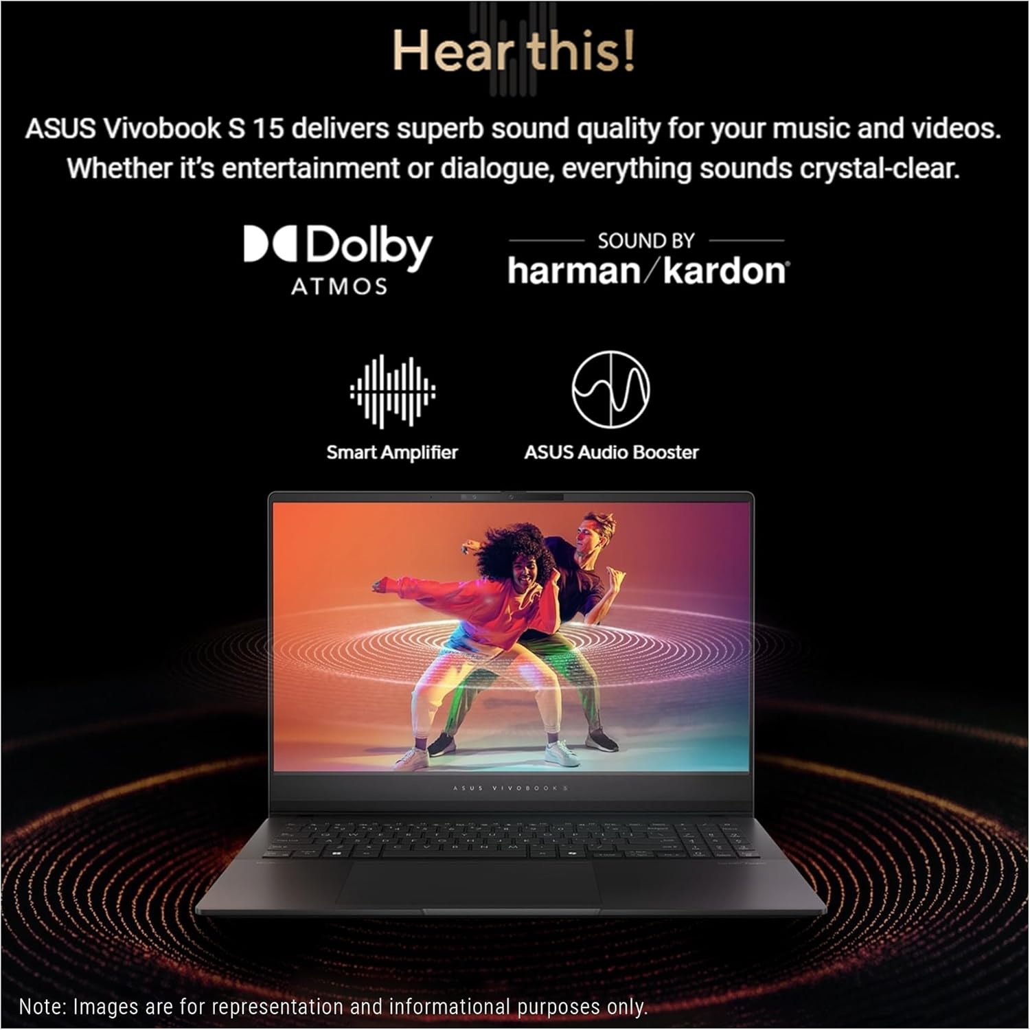 ASUS Vivobook S Copilot+ Laptop, AMD Ryzen AI 9 HX 370, 32 GB LPDDR5x RAM, 2 TB PCIe SSD, 15.6" 3K (2880x1620) Display, AMD Radeon 890M, 1-Zone RGB Backlit Keyboard, W11 Pro, Neutral Black 3 ASUS Vivobook S Copilot+ Laptop, AMD Ryzen AI 9 HX 370, 32 GB LPDDR5x RAM, 2 TB PCIe SSD, 15.6" 3K (2880x1620) Display, AMD Radeon 890M, 1-Zone RGB Backlit Keyboard, W11 Pro, Neutral Black - الصورة 3