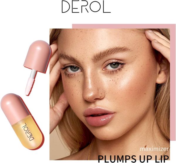 ⁦ANMANSY Lip Plumper,Natural Lip Plumper,lip plumping lip gloss,lip plumper gloss,Lip Enhancer Make Lips Fuller and Moisturizing 5.5ml,Beautiful Fuller,Lip Mask⁩ - الصورة ⁦7⁩