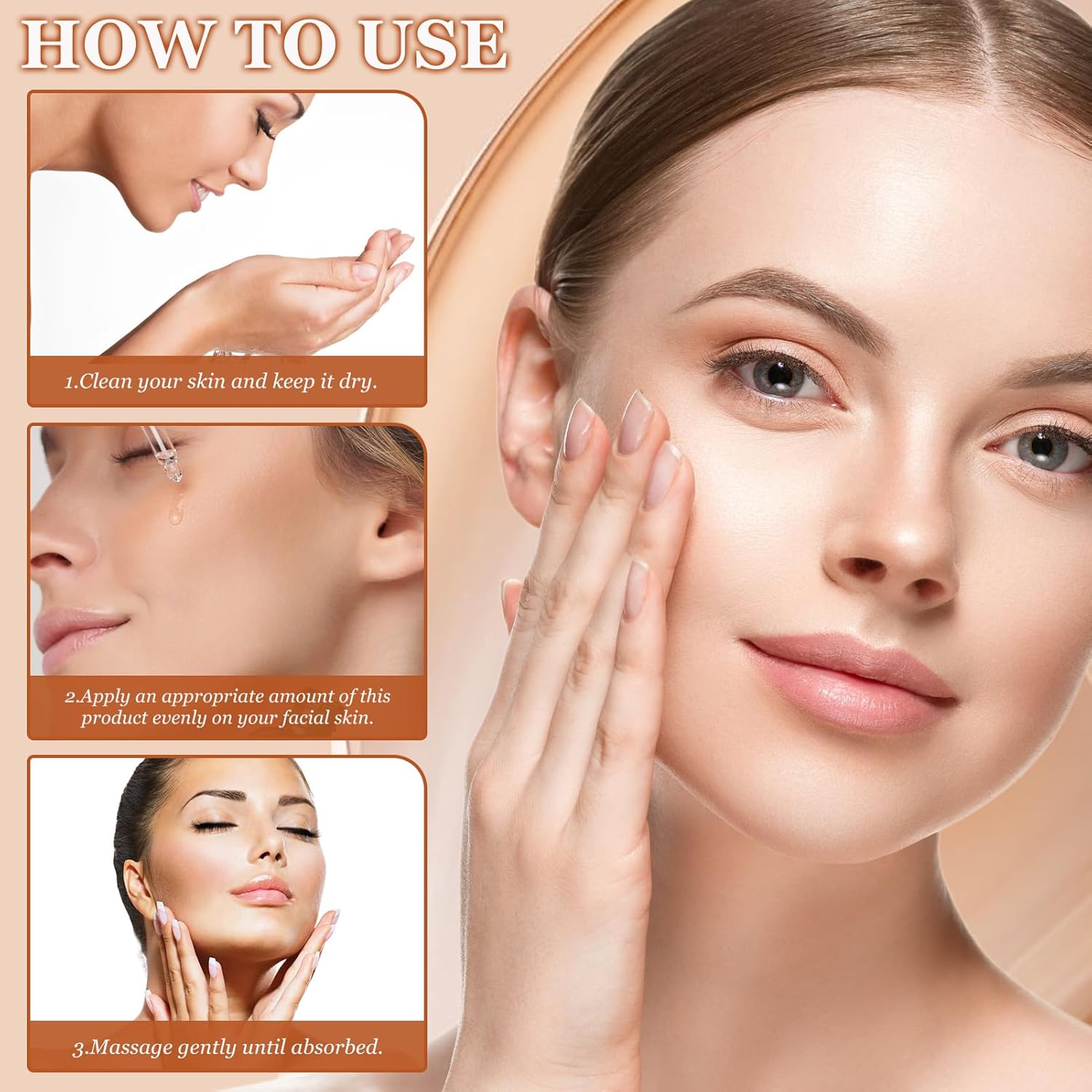 Vitamin C Booster Serum, with Hyaluronic Acid, Vitamin C Serum Face, Anti-Wrinkle Serum, Repairs the Skin Barrier, Helps Eliminate Dark Spots and Uneven Skin Tone 4 Vitamin C Booster Serum, with Hyaluronic Acid, Vitamin C Serum Face, Anti-Wrinkle Serum, Repairs the Skin Barrier, Helps Eliminate Dark Spots and Uneven Skin Tone - الصورة 4