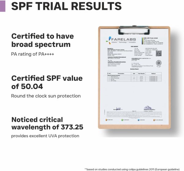 ⁦DERMATOUCH HYALURONIC ACID 1% SUNSCREEN | SPF 50 PA++++ | FOR ALL SKIN TYPES | NO WHITE CAST | 50G⁩ - الصورة ⁦8⁩