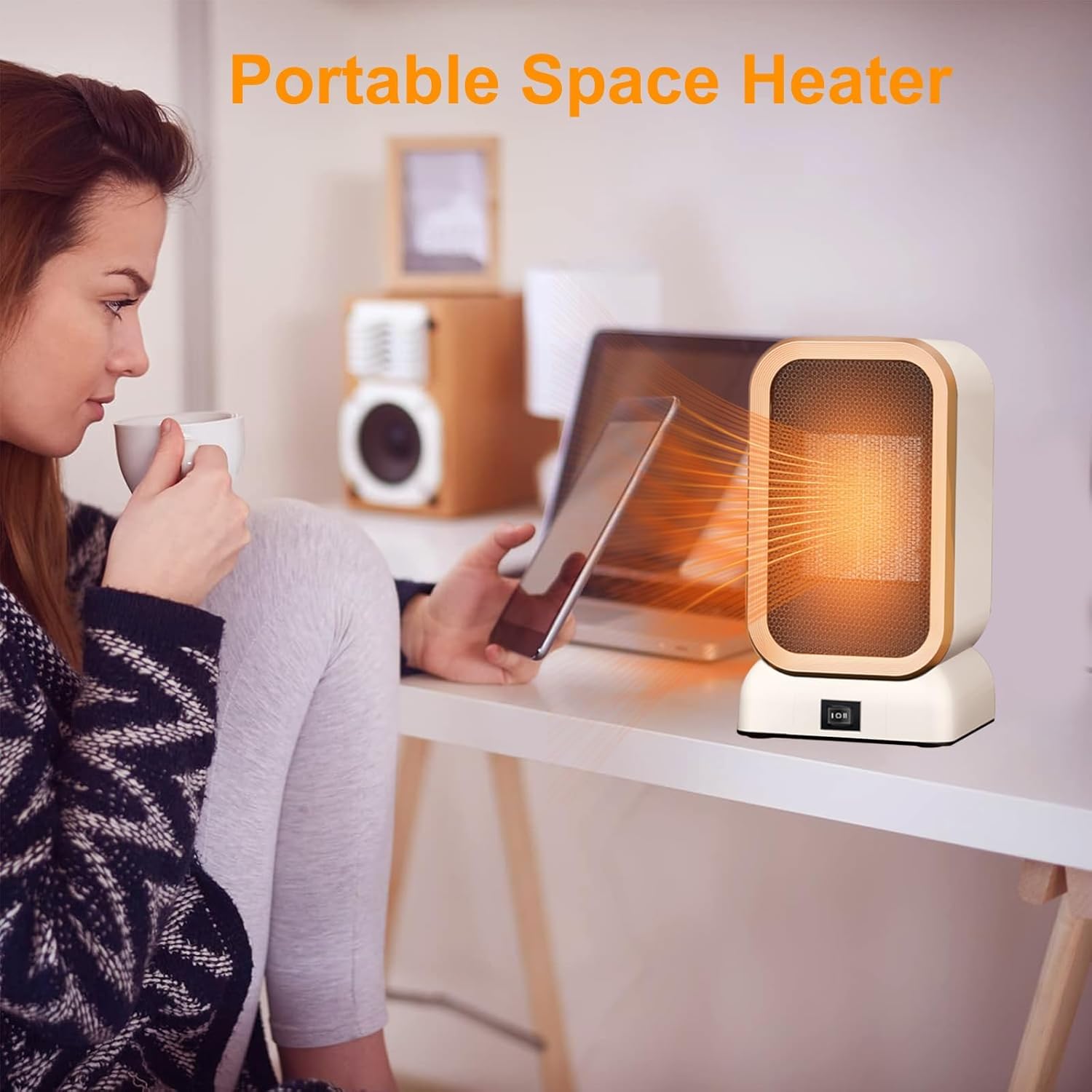 مدفاة كهربائية للاماكن الداخلية من نالاكال، تستخدم 1000 واط امنة وموفرة للطاقة، حماية من الانقلاب والحماية من الحرارة الزائدة، سخانات صغيرة محمولة بسرعتين للمكتب وغرفة النوم 7 مدفاة كهربائية للاماكن الداخلية من نالاكال، تستخدم 1000 واط امنة وموفرة للطاقة، حماية من الانقلاب والحماية من الحرارة الزائدة، سخانات صغيرة محمولة بسرعتين للمكتب وغرفة النوم - الصورة 7