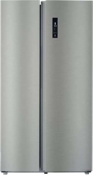 Super General 562 Liter 19.9 Cubic Feet Side By Side Refrigerator With Inverter Compressor, Model No KSGR865SBS/KSGR866SBS with 2 Years Warranty, Silver/Inox.