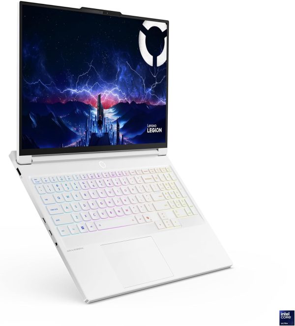 ⁦Lenovo Legion 7 16IAX10 AI Gaming Laptop 16" WQXGA OLED 240Hz, Intel Ultra 9 275HX, 32GB RAM, 2TB SSD, RTX 5070 8GB GDDR7, RGB ENG-ARB KB, Win11, Glacier White [83KY001NAX] + 2Y Premium Care⁩ - الصورة ⁦2⁩
