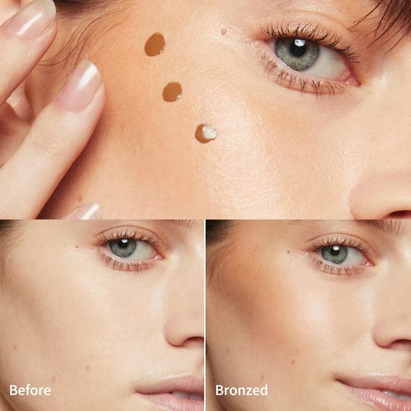 ⁦Liquid Bronzer Stick Liquid Cream Highlighter Liquid Face Contour Illuminator Makeup Waterproof Long Lasting Matte Bronze Beauty Wand, Face Palette Contouring Stick(Red Brown)⁩ - الصورة ⁦3⁩