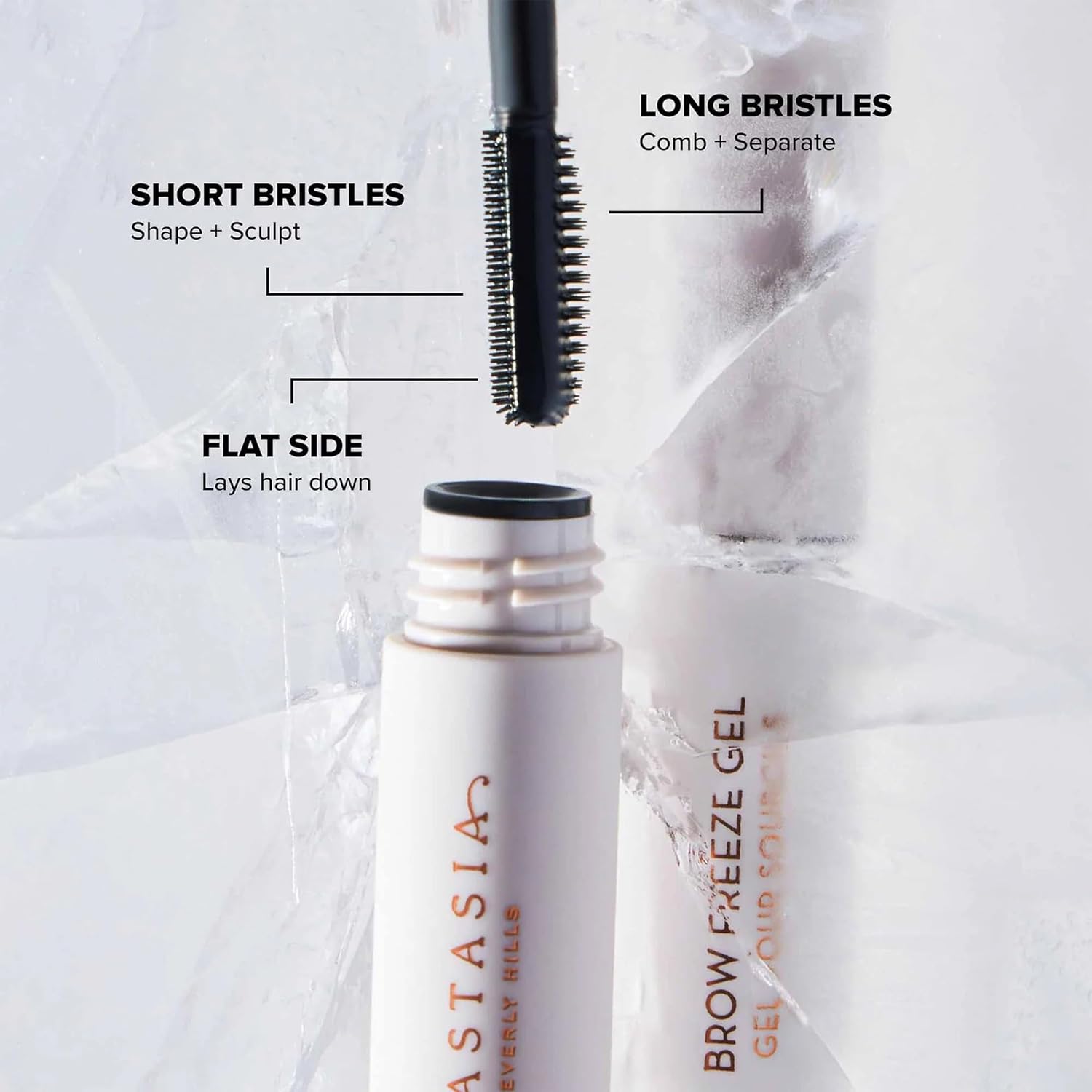 Anastasia Beverly Hills Brow Freeze Gel - Clear Brow Wax-Gel Hybrid with Dual Action Comb Applicator - Shapes, Sculpts, and Sets Brows with Extreme Hold - Lifted, Laminated-Look Brows On-The-Go 7ml 4 Anastasia Beverly Hills Brow Freeze Gel - Clear Brow Wax-Gel Hybrid with Dual Action Comb Applicator - Shapes, Sculpts, and Sets Brows with Extreme Hold - Lifted, Laminated-Look Brows On-The-Go 7ml - الصورة 4