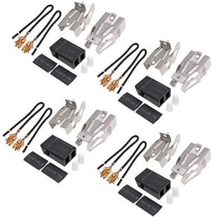 Excefore 330031 Range Burner Receptacle kit, 4 Pack Upgraded Appliance Replacement parts, Replacement for Range/Stove Replaces 814399, 5303935058, 5301167733
