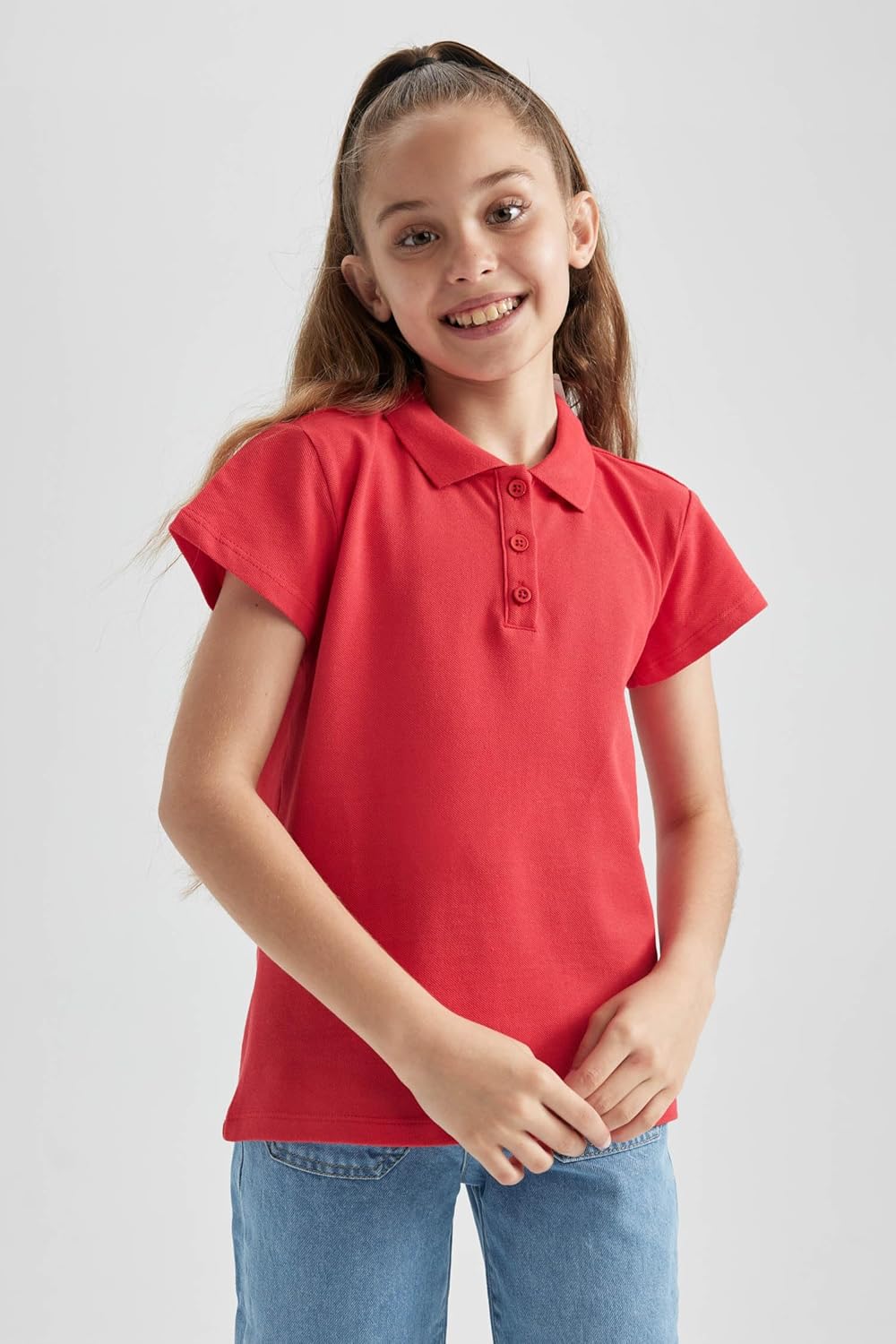 DeFacto Girls B0671A8 T-Shirt 2 DeFacto Girls B0671A8 T-Shirt - الصورة 2