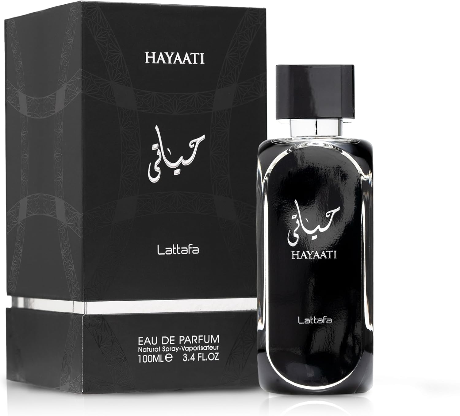 Lattafa Hayaati Black Long Lasting Unisex Liquid Eau De Parfum Spray, 100ml 2 Lattafa Hayaati Black Long Lasting Unisex Liquid Eau De Parfum Spray, 100ml - الصورة 2