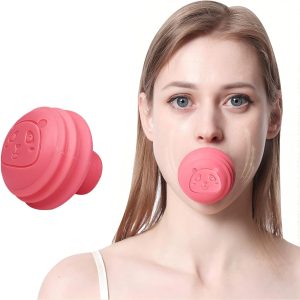 Facial Toning Jaw Exerciser, Double Chin Reducer and Neck Tightening Tool with Facial Blowing Resistance Training, Cheek Definition Support for Enhanced V Shape Lines, for Home or Travel Use