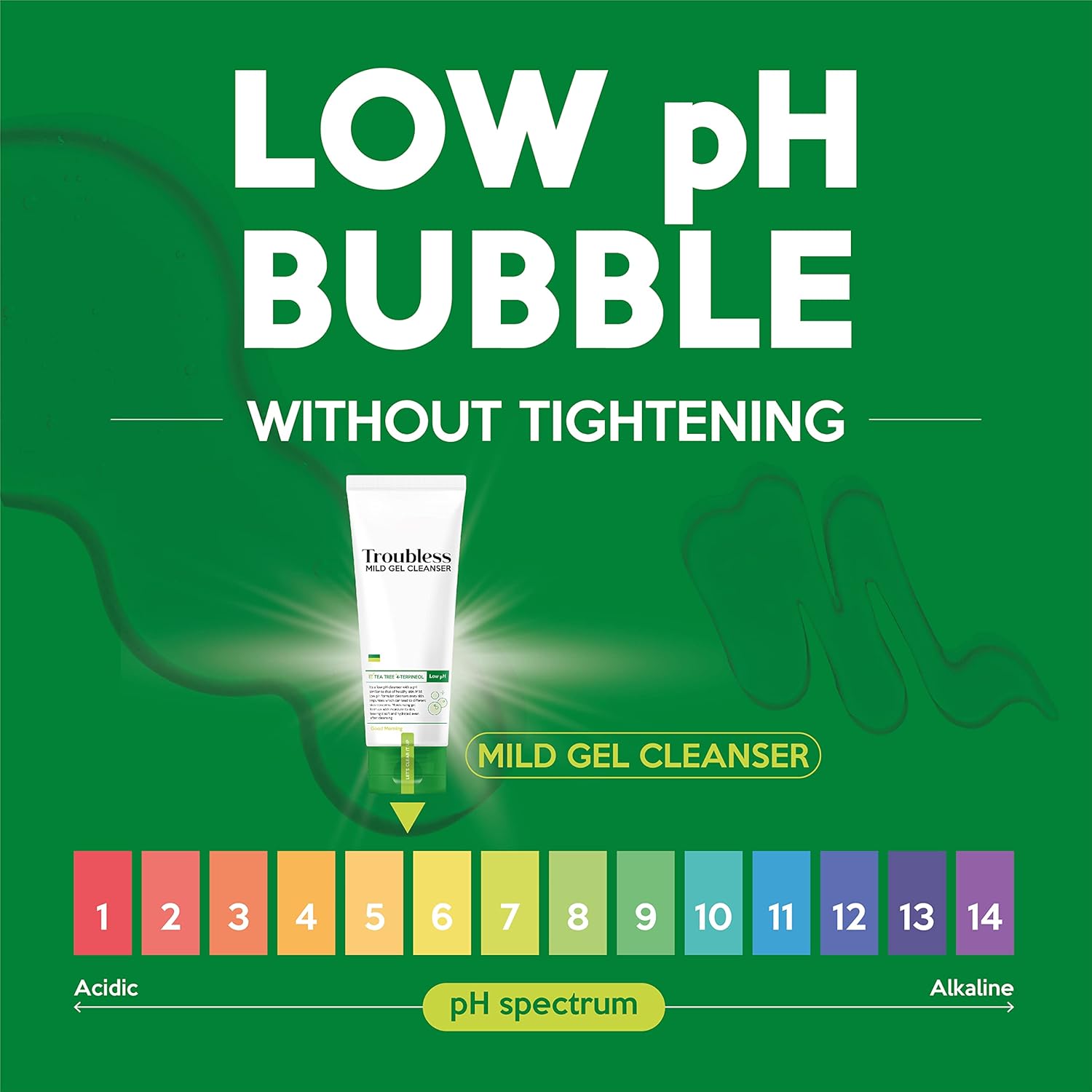 منظف جل لطيف تروبليس غسول وجه مرطب مع خلاصة شجرة الشاي للبشرة الحساسة تنظيف لمشاكل البشرة منخفض الحموضة صباحي 405 اونصة سائلة 6 منظف جل لطيف تروبليس غسول وجه مرطب مع خلاصة شجرة الشاي للبشرة الحساسة تنظيف لمشاكل البشرة منخفض الحموضة صباحي 405 اونصة سائلة - الصورة 6