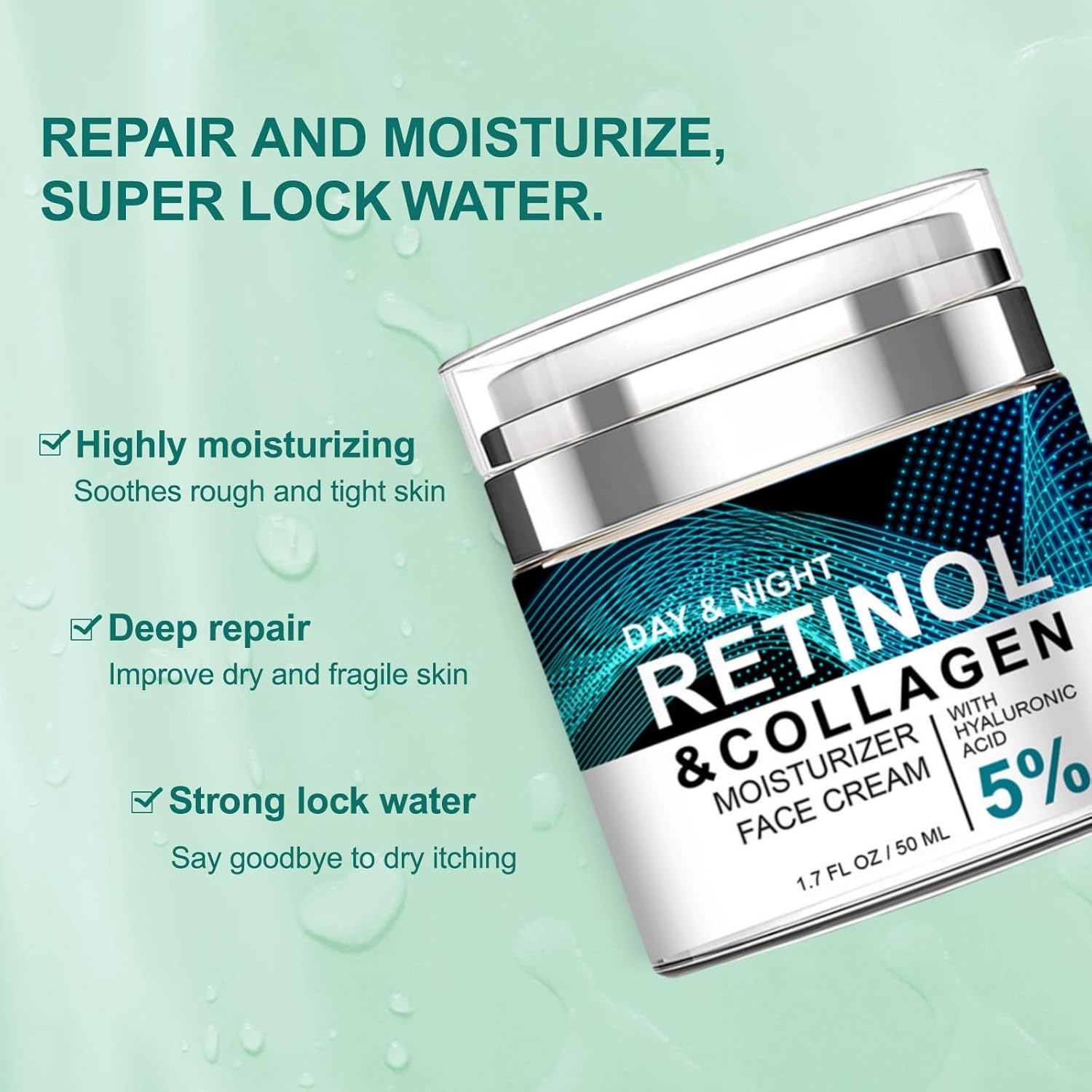 كريم للوجه من بوسيش مرطب ومقلل للتجاعيد والخطوط الدقيقة، مناسب لجميع أنواع البشرة، 50 مل 8 كريم للوجه من بوسيش مرطب ومقلل للتجاعيد والخطوط الدقيقة، مناسب لجميع أنواع البشرة، 50 مل - الصورة 8