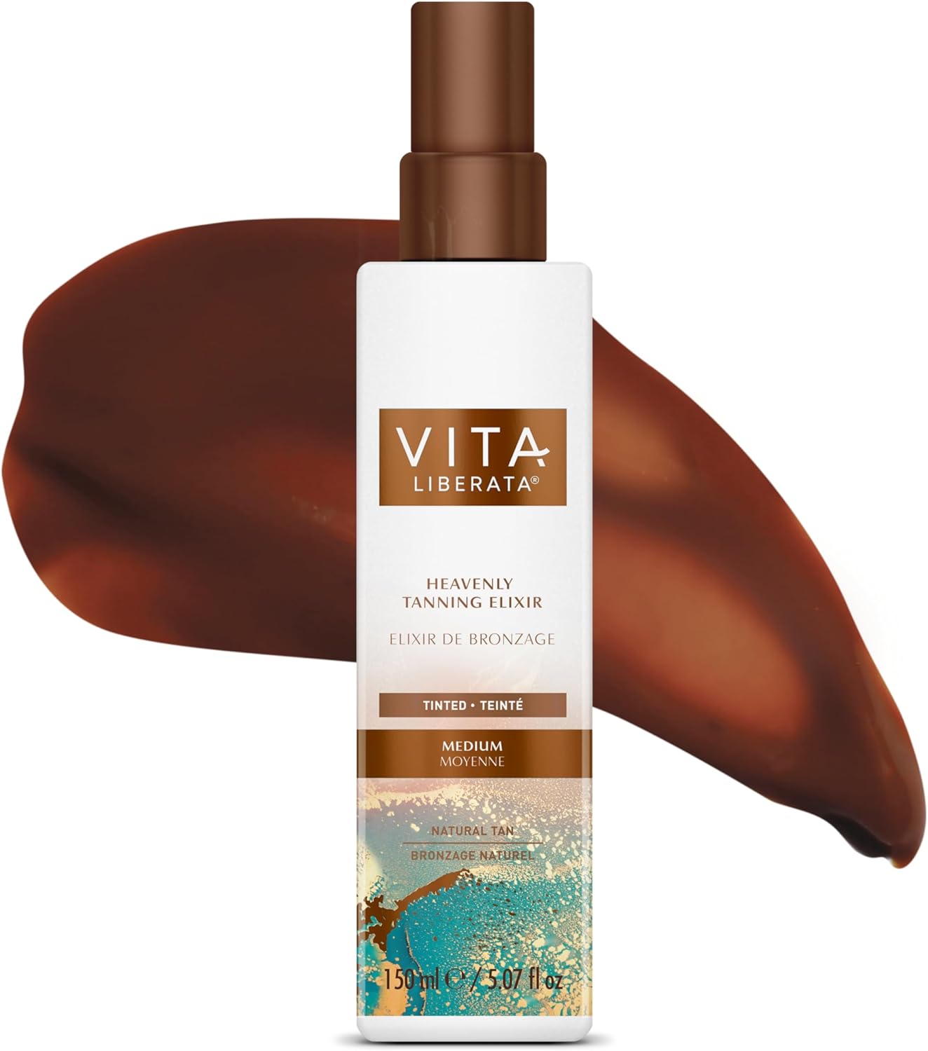 VITA LIBERATA Tinted Heavenly Tanning Elixir Medium 150ml 1 VITA LIBERATA Tinted Heavenly Tanning Elixir Medium 150ml