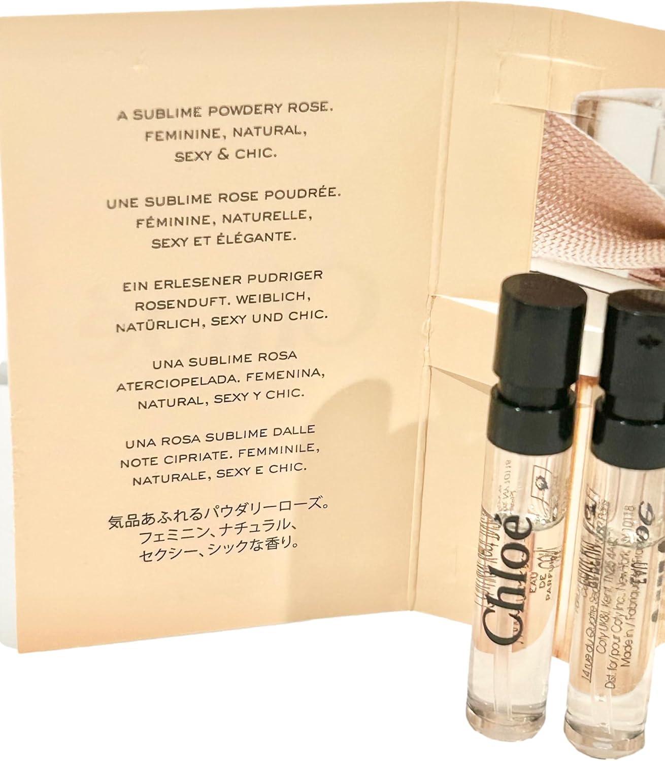 Chloe Eau De Parfum Sample Perfume WOMEN Spray 1.2 ml / 0.04 oz - set of 3 4 Chloe Eau De Parfum Sample Perfume WOMEN Spray 1.2 ml / 0.04 oz - set of 3 - الصورة 4