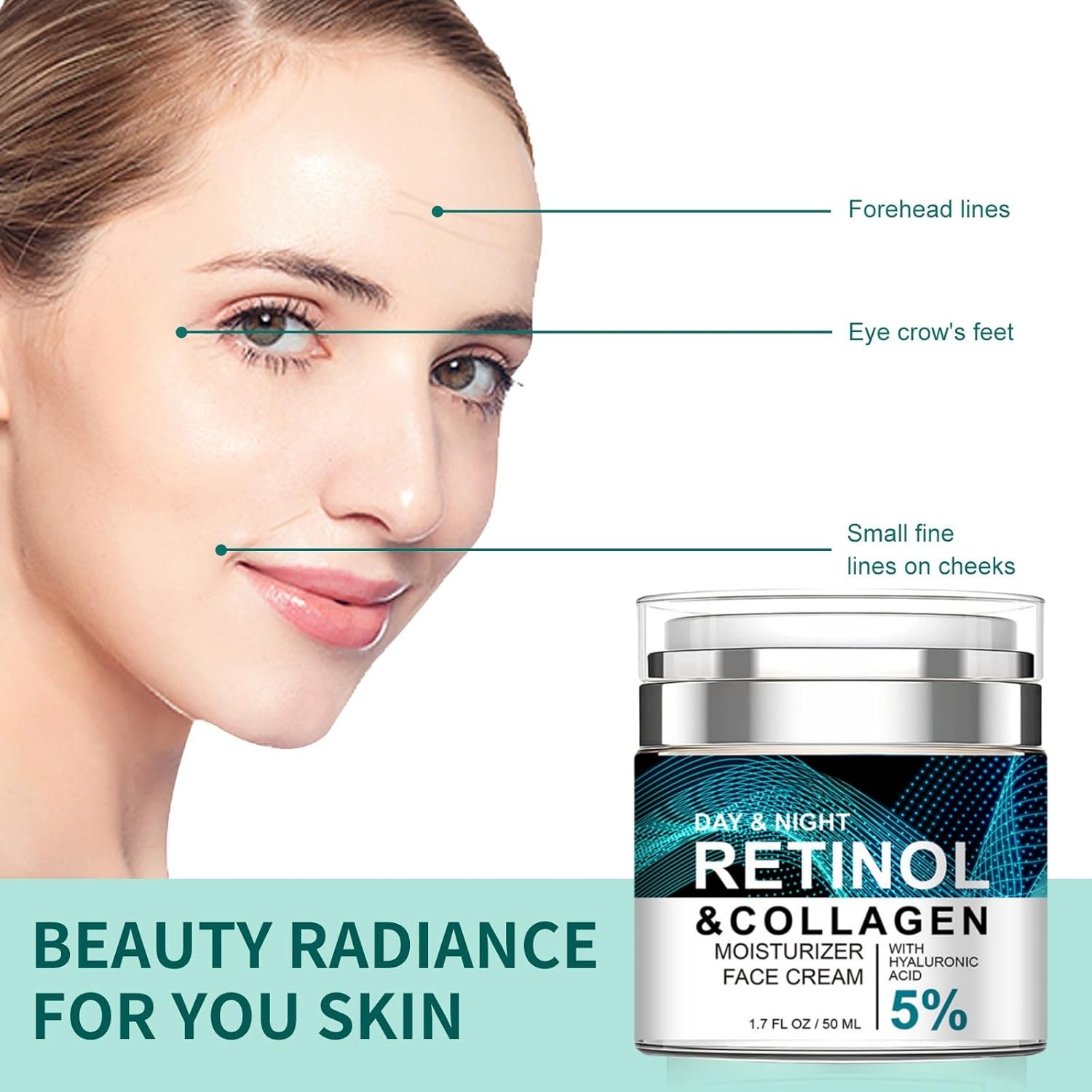 كريم للوجه من بوسيش مرطب ومقلل للتجاعيد والخطوط الدقيقة، مناسب لجميع أنواع البشرة، 50 مل 6 كريم للوجه من بوسيش مرطب ومقلل للتجاعيد والخطوط الدقيقة، مناسب لجميع أنواع البشرة، 50 مل - الصورة 6