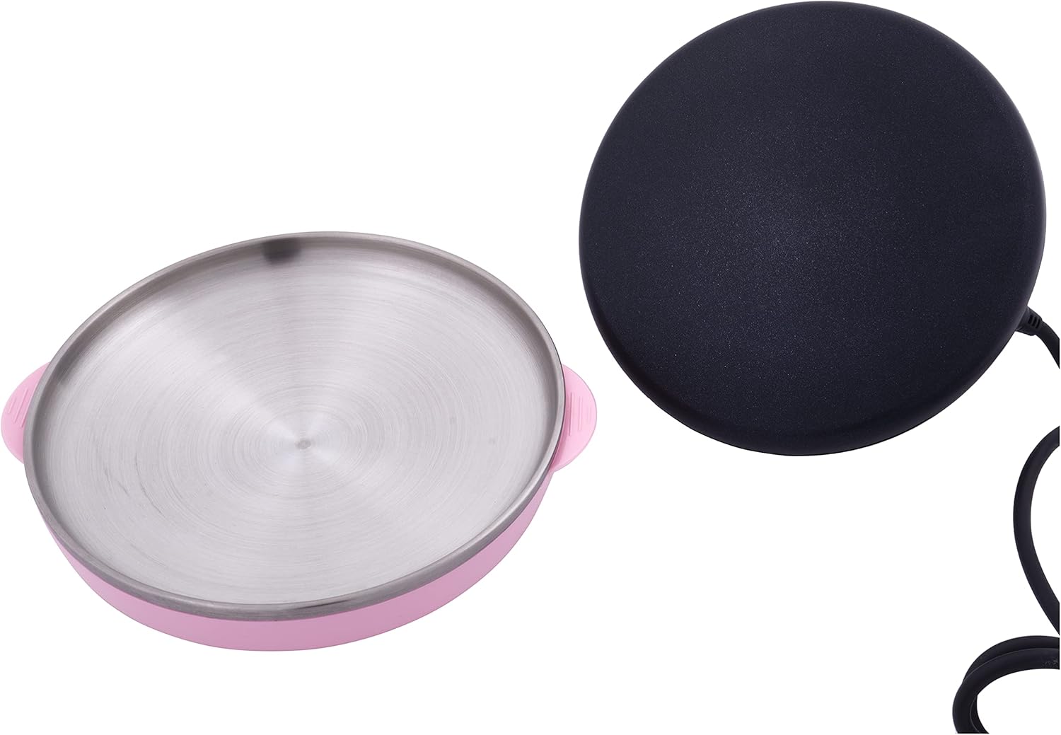 JANO 600W Electric Crepe Maker Non-Stick Coating, Pink, E05308 2 Years warranty 3 JANO 600W Electric Crepe Maker Non-Stick Coating, Pink, E05308 2 Years warranty - الصورة 3