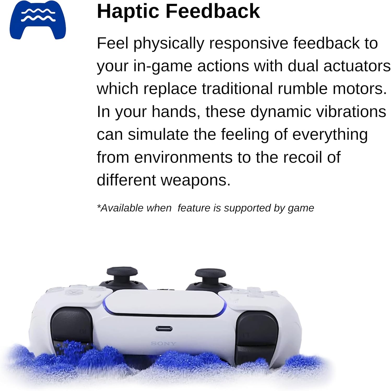 وحدة تحكم لاسلكية دوال سينس لجهاز بلاي ستيشن 5 (اصدار المملكة العربية السعودية) جوست اوف يوتي جولد اصدار محدود، ضمان لمدة عامين من الشركة المصنعة 9 وحدة تحكم لاسلكية دوال سينس لجهاز بلاي ستيشن 5 (اصدار المملكة العربية السعودية) جوست اوف يوتي جولد اصدار محدود، ضمان لمدة عامين من الشركة المصنعة - الصورة 9