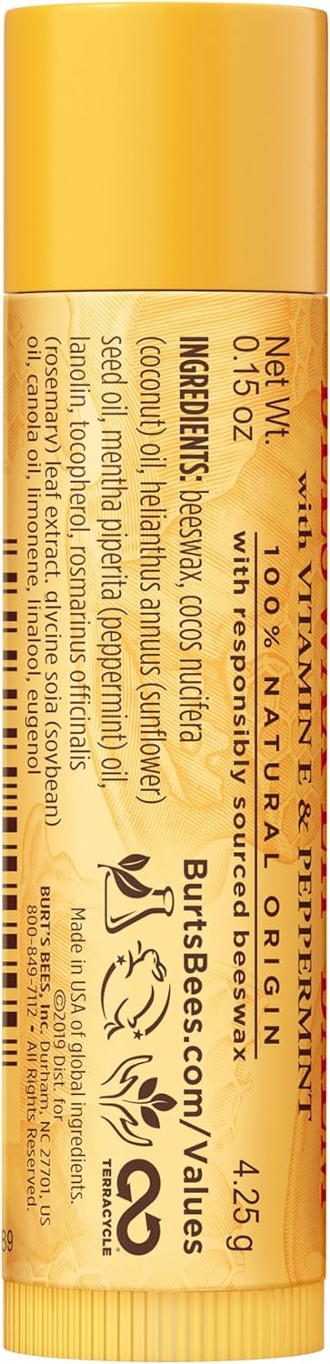برتز بيز مرطب شفاه - شمع العسل الاصلي عبوة من 12 قطعة، مرطب شفاه مع شمع العسل من مصادر مسؤولة، خالي من الصبغة، علاج مرطب شفاه طبيعي المنشأ، 12 انبوب، 0.15 اونصة 14 برتز بيز مرطب شفاه - شمع العسل الاصلي عبوة من 12 قطعة، مرطب شفاه مع شمع العسل من مصادر مسؤولة، خالي من الصبغة، علاج مرطب شفاه طبيعي المنشأ، 12 انبوب، 0.15 اونصة - الصورة 14