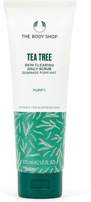 TEA TREE SQUEAKY-CLEAN DAILY SCRUB 125ML RVMP 33602