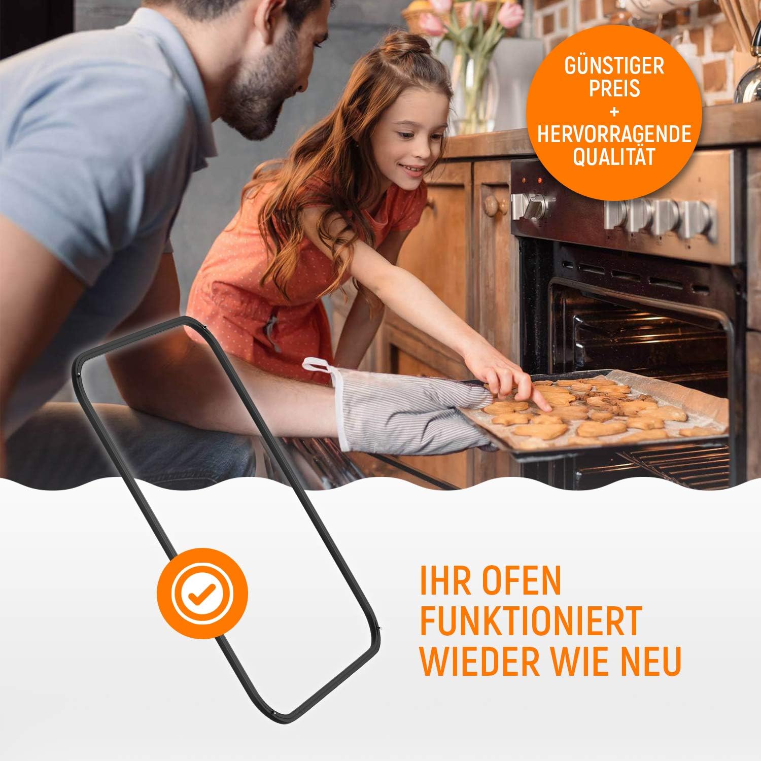 Door Seal Replacement for Ariston C00081579 Rubber Seal Door Rubber Oven Seal All-round with 4 Hooks Oven Door Seal Frame Seal Accessories for Oven/Oven/Cooker 7 Door Seal Replacement for Ariston C00081579 Rubber Seal Door Rubber Oven Seal All-round with 4 Hooks Oven Door Seal Frame Seal Accessories for Oven/Oven/Cooker - الصورة 7