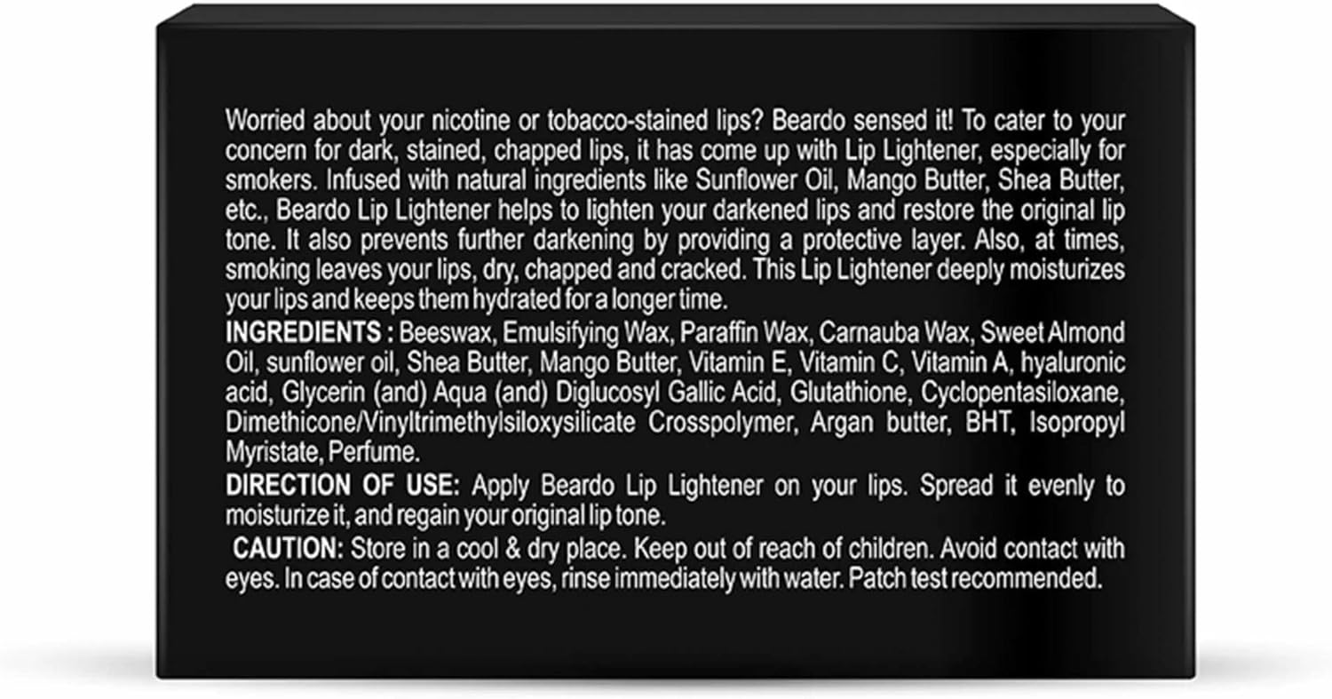 بيردو ملمع شفاه، 7 غرام | مرطب شفاه غير ملون للرجال | مرطب شفاه للشفاه الداكنة | قناع شفاه للشفاه الجافة والمتشققة | العناية بالشفاه 9 بيردو ملمع شفاه، 7 غرام | مرطب شفاه غير ملون للرجال | مرطب شفاه للشفاه الداكنة | قناع شفاه للشفاه الجافة والمتشققة | العناية بالشفاه - الصورة 9