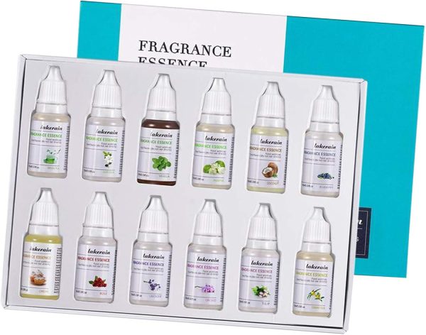 12Pc/Set Handmade Vitamin C Lip Gloss Base Essence Oil Plants Food Grade Lotion Lipstick Making Flavor Material Keep Moist 10ml - Style1