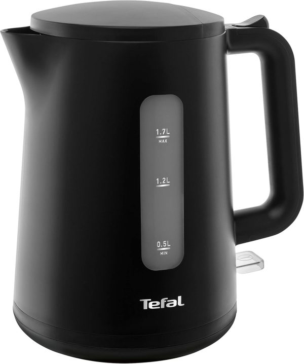 ⁦Tefal Principio Select KO2008 Kettle, 2400 W, 1.7 L Water Tank, with Automatic On/Off Switch, Anti-Limescale Filter, Matte Black⁩ - الصورة ⁦2⁩