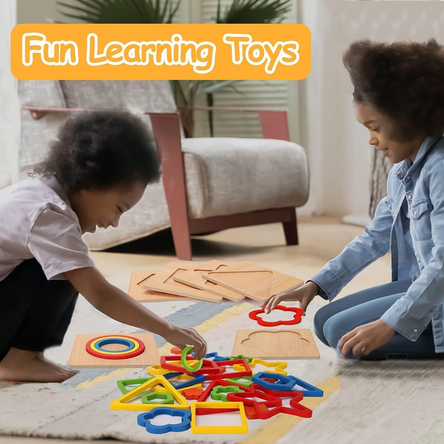 Elvyagod Toddler Puzzles Wooden Toys Montessori Shape Sorting Puzzle Sensory Toys Toddlers Activities Preschool Learning Early Educational Travel Autistic Montessori Toys 1 2 3 Year Old Age 1-3 3 Elvyagod Toddler Puzzles Wooden Toys Montessori Shape Sorting Puzzle Sensory Toys Toddlers Activities Preschool Learning Early Educational Travel Autistic Montessori Toys 1 2 3 Year Old Age 1-3 - الصورة 3