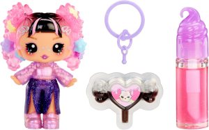 Yummiland Lip Gloss Doll: Sour Sweeties - Astrid Stars - Includes 1 Doll, DIY Lip Gloss + Removable Keychain, Cosmetic Game. Collectible. Ages 4+