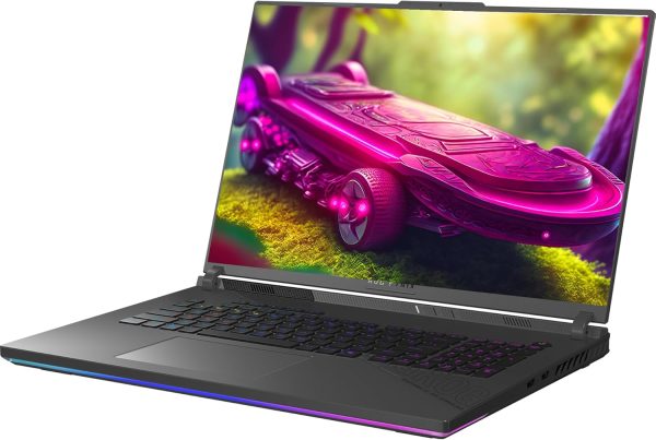 ⁦ASUS ROG Strix G18 Gaming Laptop, AMD Ryzen 9-8940HX, 64 GB DDR5 RAM, 2 TB PCIe SSD, 18" 2.5K (2560x1600) Nebula Display 240Hz, Nvidia G-Force RTX 5070, 4-Zone RGB Keyboard, W11 Pro, Eclipse Gray⁩ - الصورة ⁦7⁩