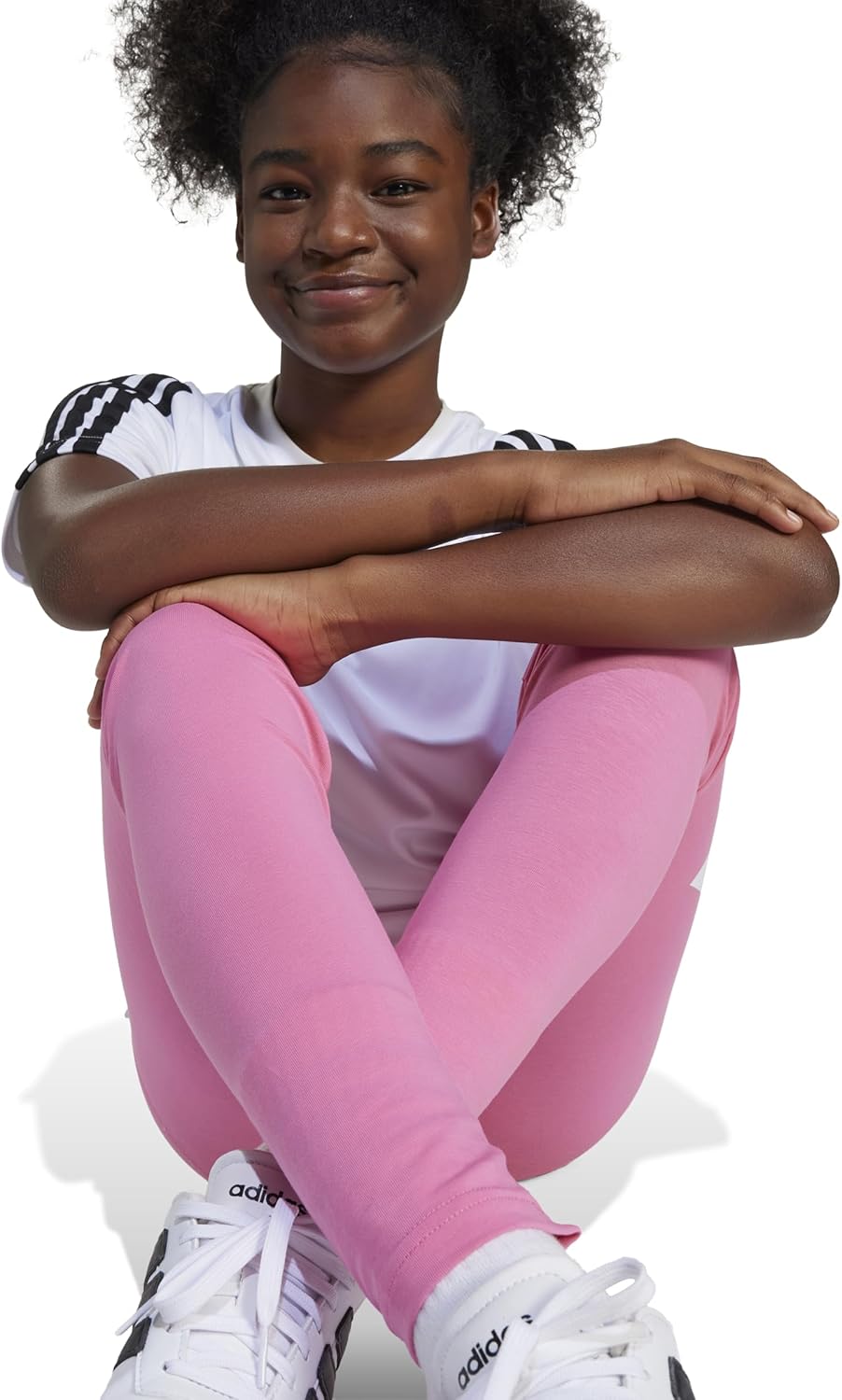 سراويل ضيقة اسنشيالز للبنات من اديداس 3 سراويل ضيقة اسنشيالز للبنات من اديداس - الصورة 3