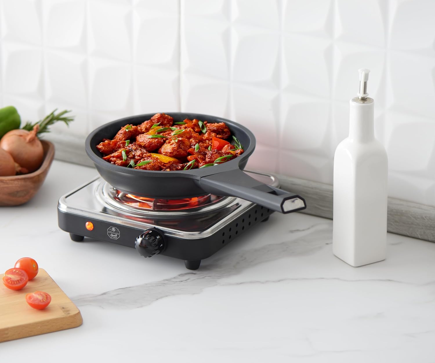 Sword 1000 Watt Electric Stove with Spiral Burner 4 Sword 1000 Watt Electric Stove with Spiral Burner - الصورة 4