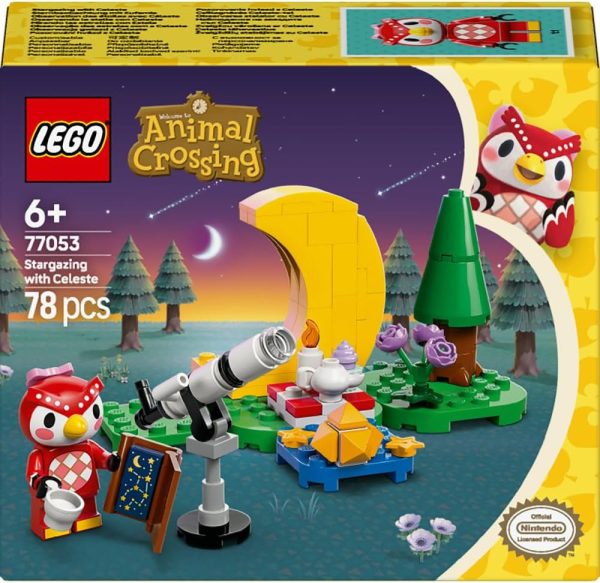 ⁦LEGO Animal Crossing Stargazing with Celeste, Creative Astronomy Toy Set for 6 Plus Year Old Girls & Boys, with Character Minifigure and Telescope, Birthday Gift Idea, Great for fun Role Play 77053⁩ - الصورة ⁦9⁩