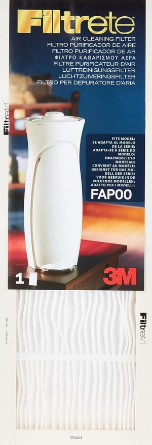 Filtrete 3M air purifier and cleaning replacement Filter FAP00, refill. 1 unit/pack