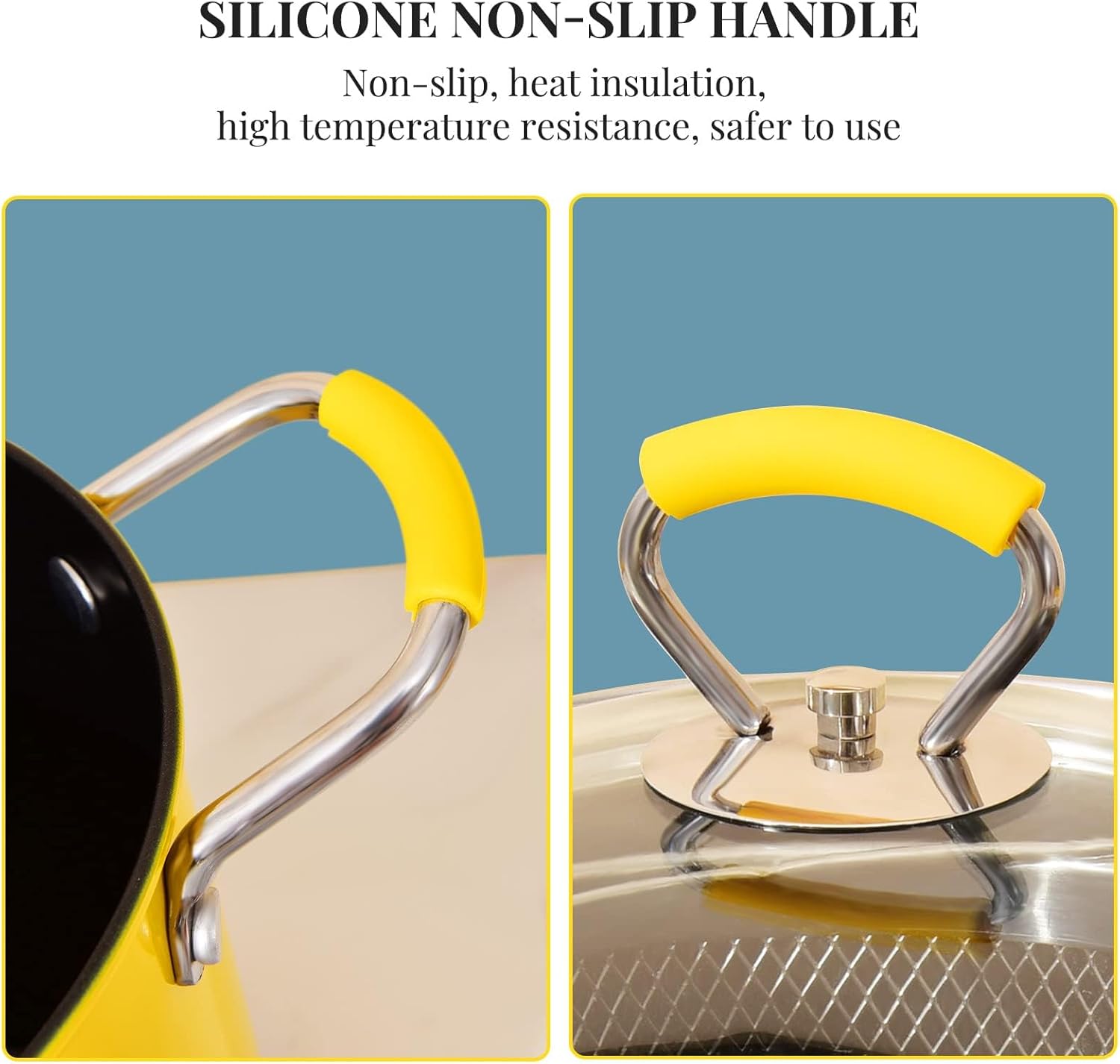 PARACITY Deep Fryer with Basket of Stainless Steel, Lid with View Window, 3 Liters, Kitchen Multi-Cooker 5 PARACITY Deep Fryer with Basket of Stainless Steel, Lid with View Window, 3 Liters, Kitchen Multi-Cooker - الصورة 5