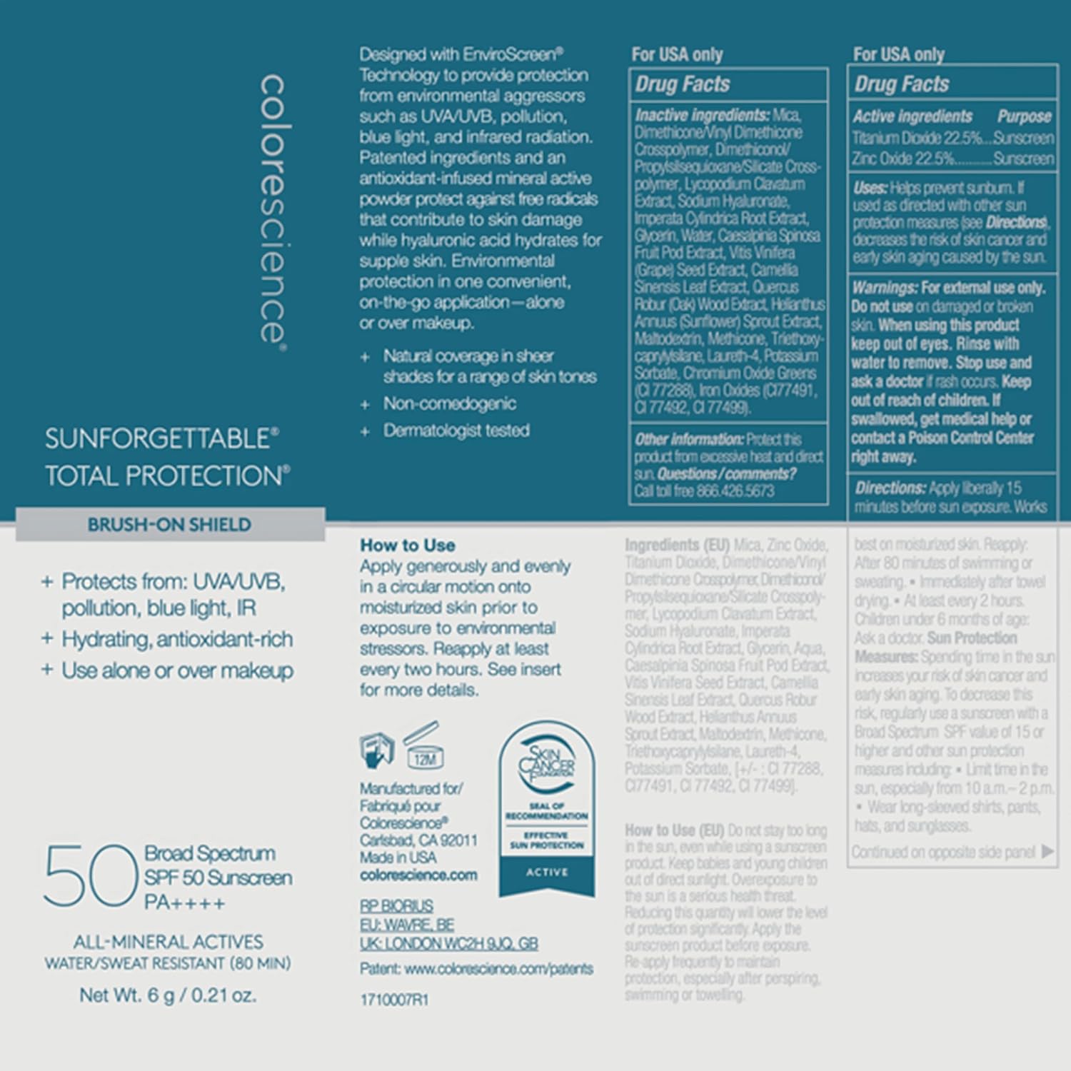 Colorescience Brush-On Sunscreen Mineral Powder for Sensitive Skin, Tan 7 Colorescience Brush-On Sunscreen Mineral Powder for Sensitive Skin, Tan - الصورة 7